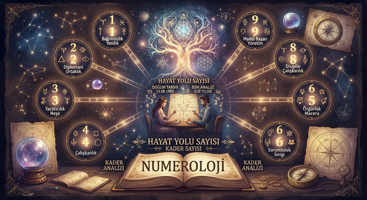 Evrenin Gizli Matematik Dili: Numeroloji ve Yaşam Yolu Sayısının Sırları